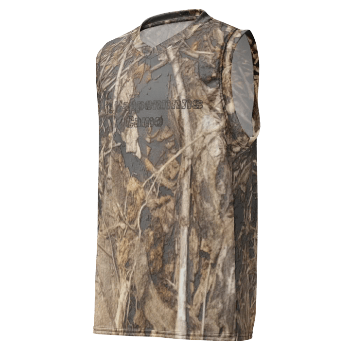 Recycled Unisex Basketball Jersey - Dead Split - It Happennnns Camo product image (1)