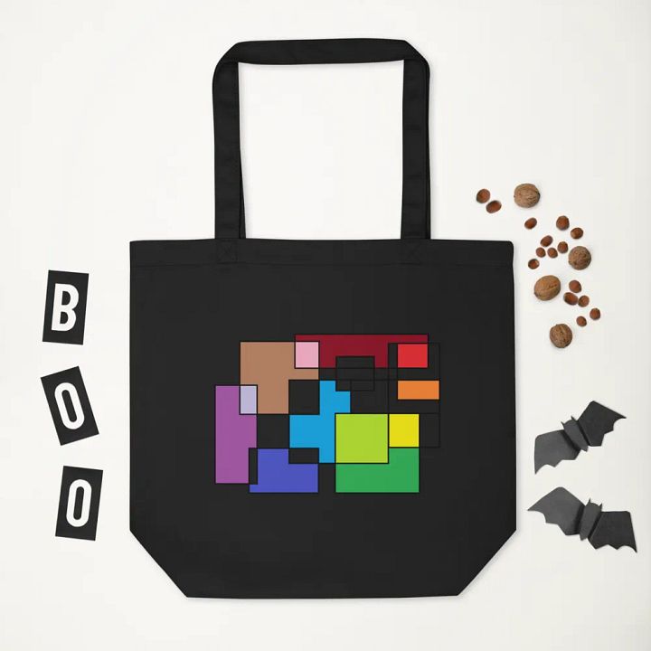 Abstract Clock Tote Bag product image (2)
