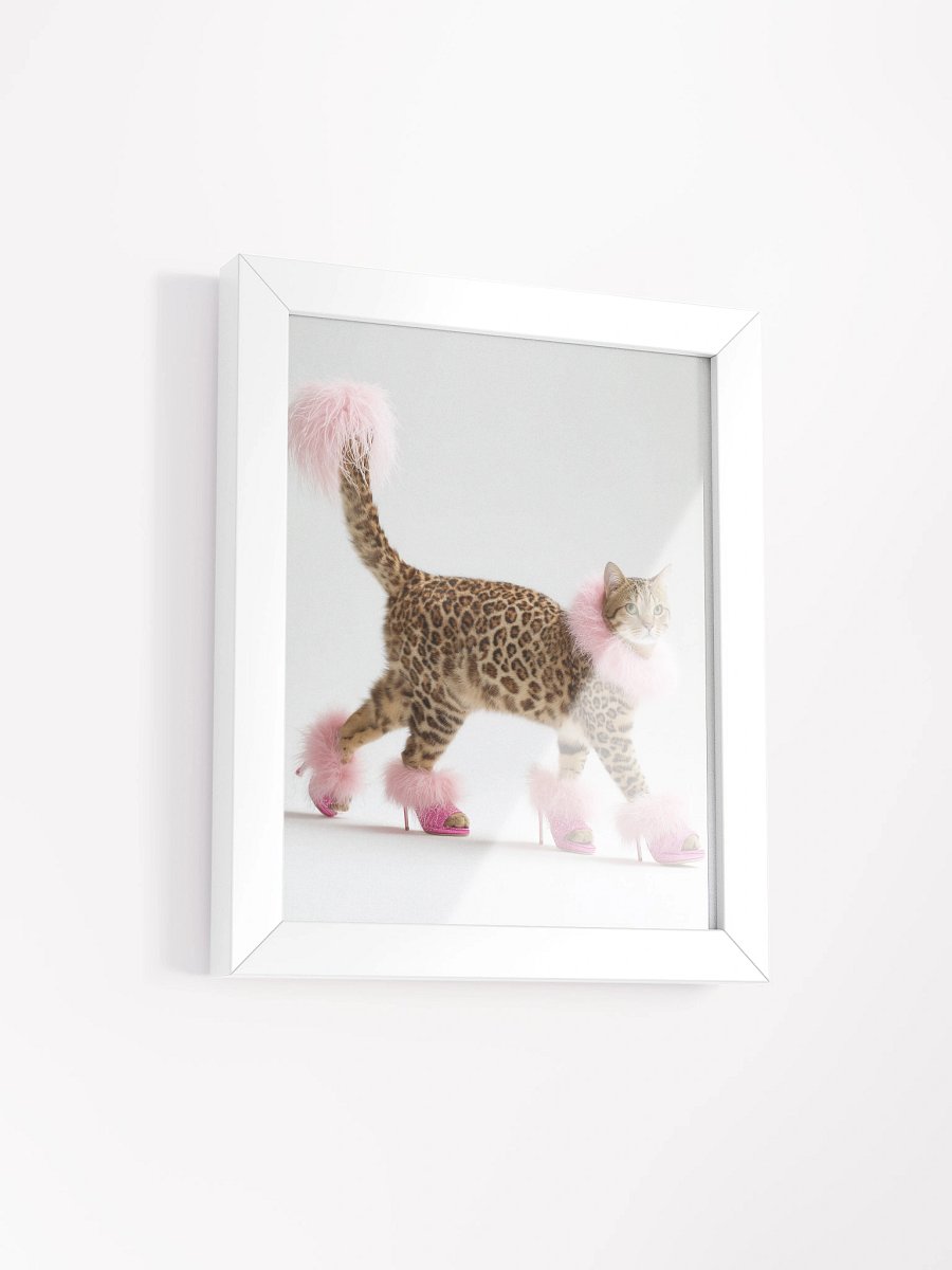 Glam Cat - Framed High-Quality Matte Poster product image (23)