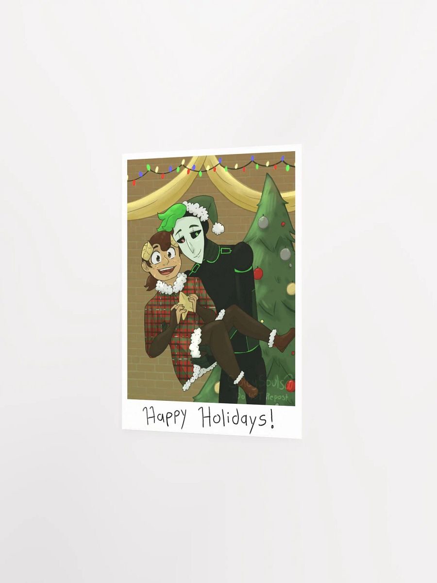 Soulsa and Alba Happy holidays Poster product image (6)