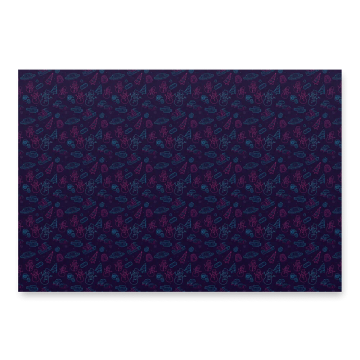 Ibreon Esports Holiday Wrapping Paper - Cosmic Winter product image (2)