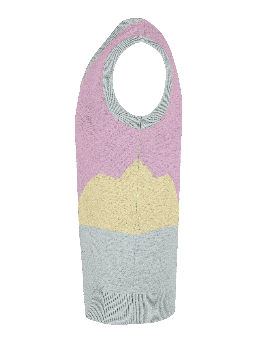 My guitar (art&design by Dina R.) (acrylic painting picture) - Knitted V-Neck Vest product image (6)