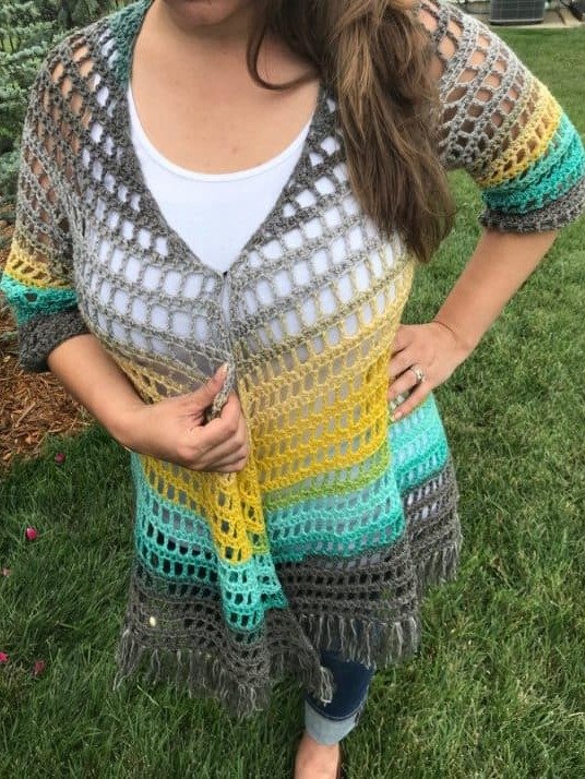 It's Shawl Good Cardigan Crochet Pattern product image (2)