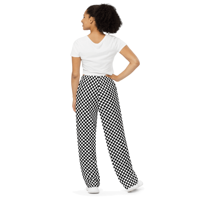 Signature Black and White Checkered Pants product image (6)