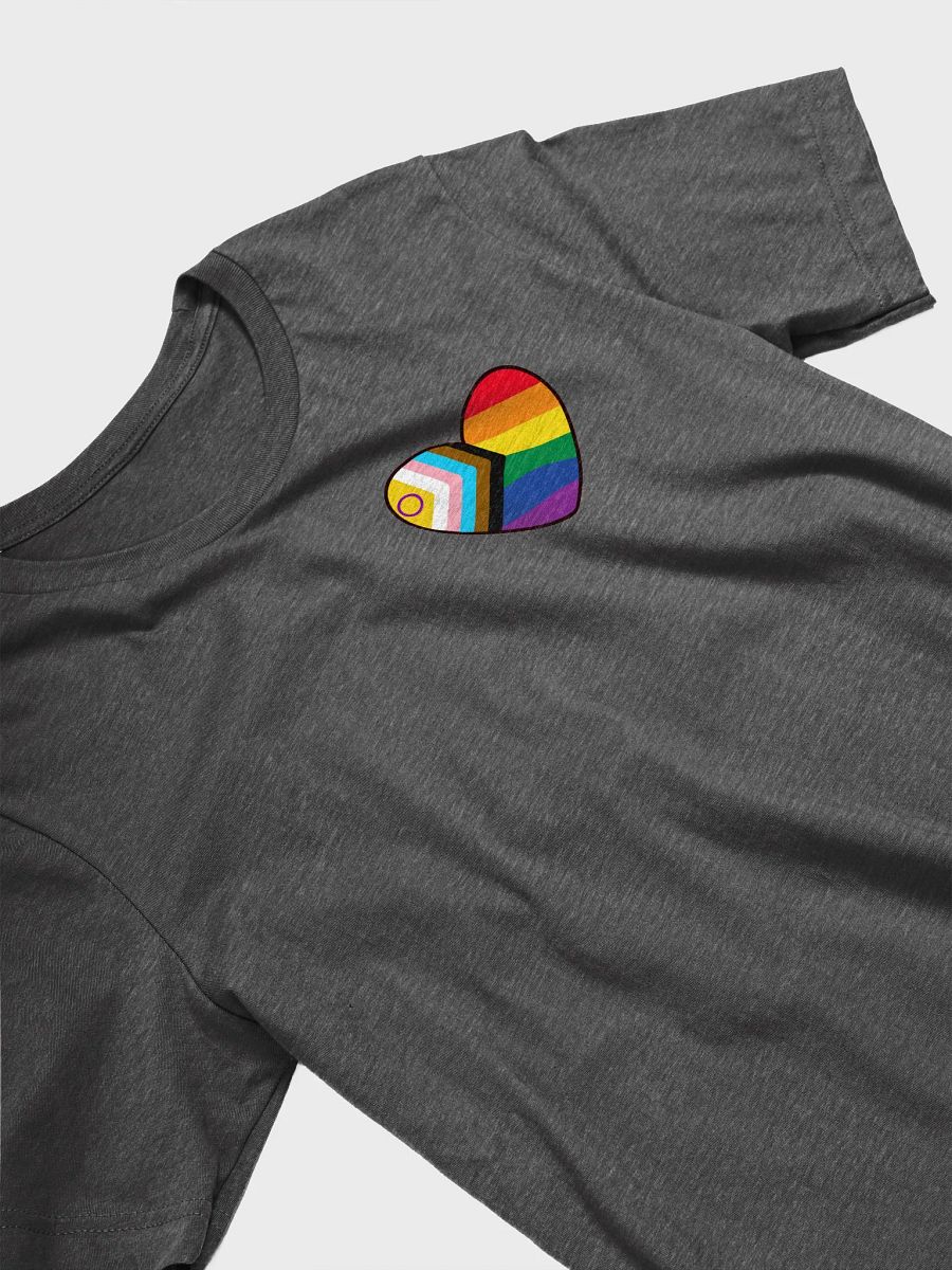 Progressive Pride Heart heather tee product image (4)