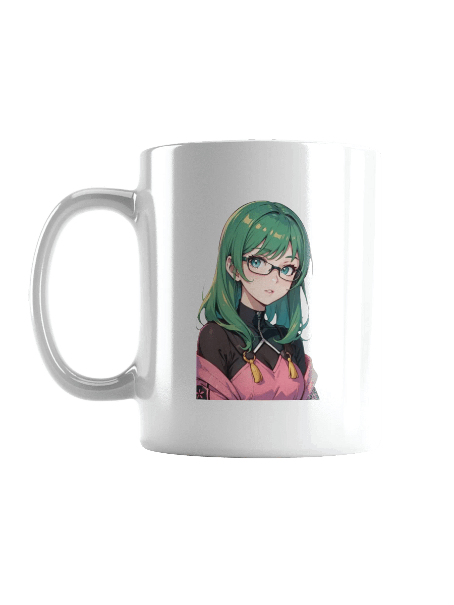 (GREEN WAIFU) K White Mug product image (6)