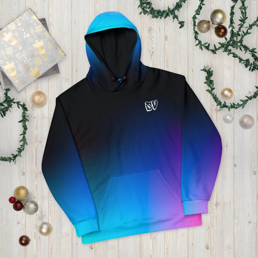 INFINTY X ZERO = ZEROE NEON COLOR FADE STYLE CG_OCE HOODIE product image (10)