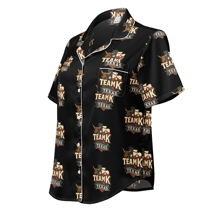 Team K Texas Women's Short Sleeve Pajama Top product image (1)