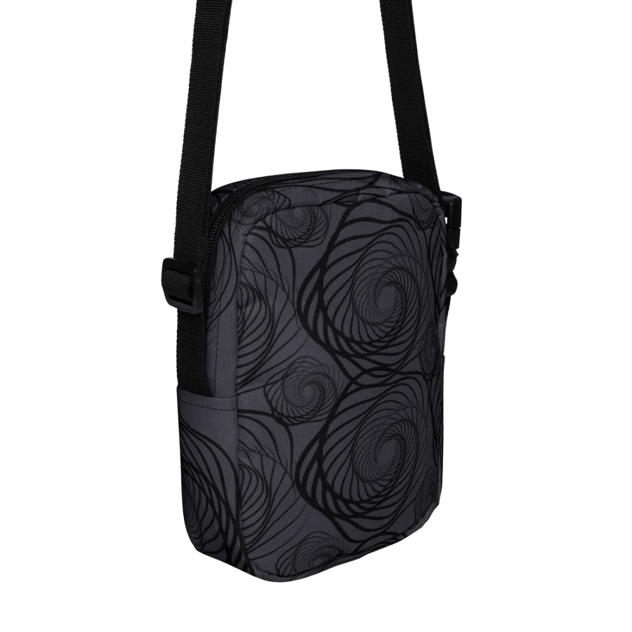 Spiral Noir All-Over Crossbody Bag for dads men boys product image (2)