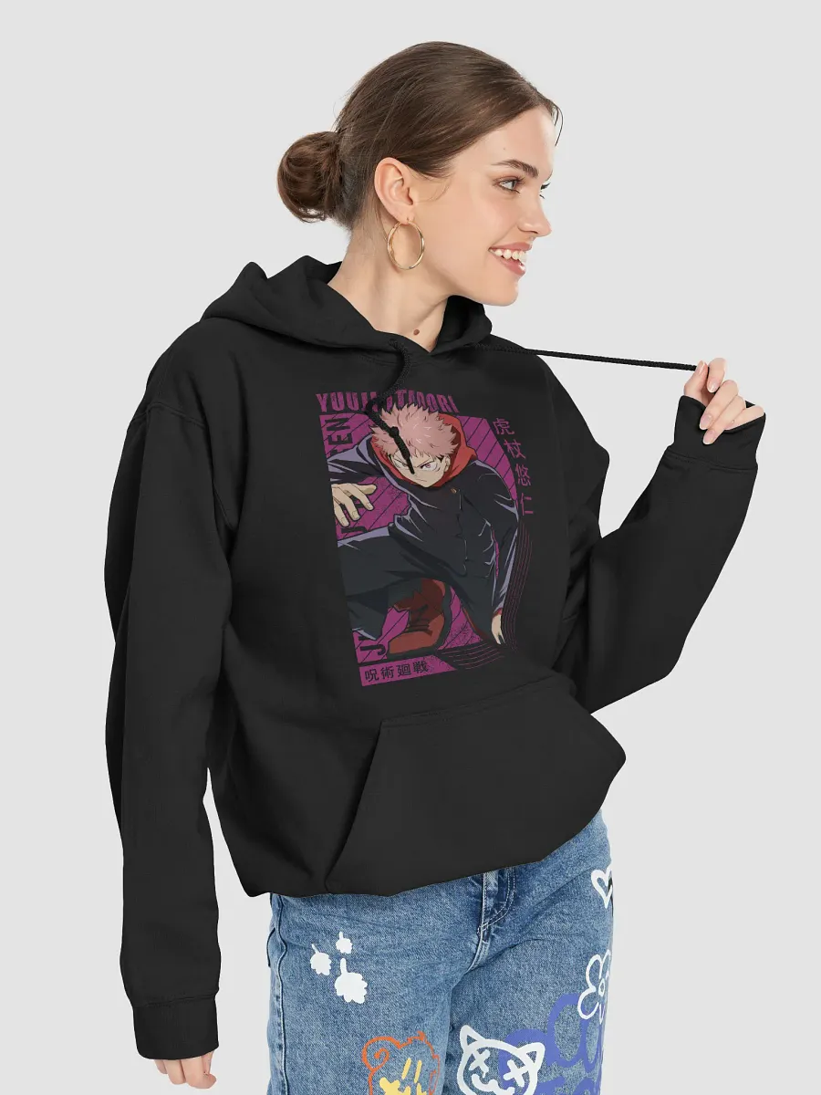 Jujutsu Kaisen Yuji Itadori Action Pose Sweatshirt – Gildan Midweight product image (4)