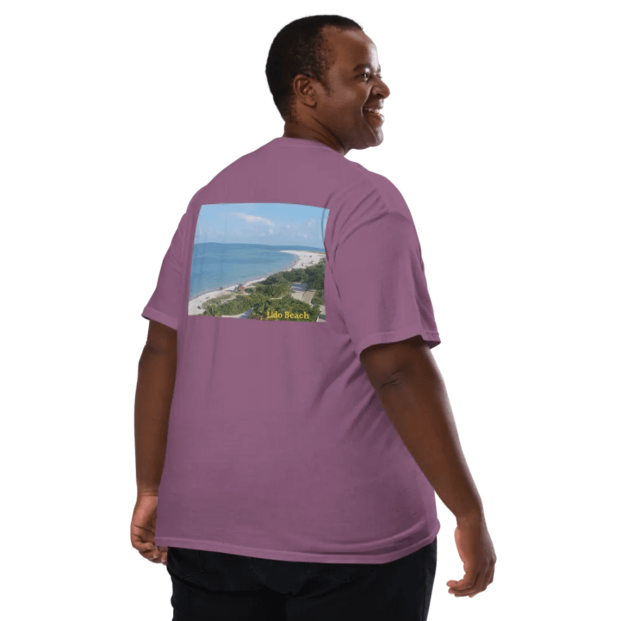 "Lido" Beach Pocket Tee Front & Back product image (7)