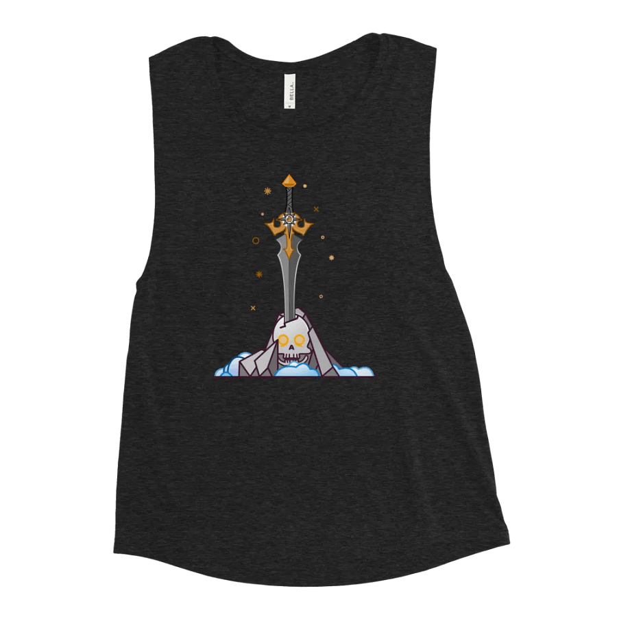 Sword in the Skull - Argent Variation - Women's Style Muscle Tank product image (3)
