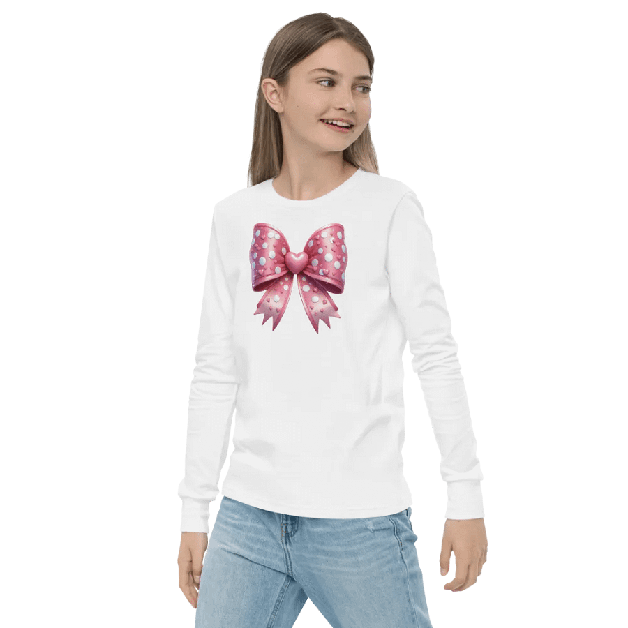 Sweetheart Bow Long Sleeve Tee product image (4)