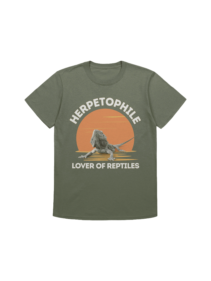 Retro Sunset Herpetophile T-Shirt | Bearded Dragon Reptile Lover Gift Tee product image (10)