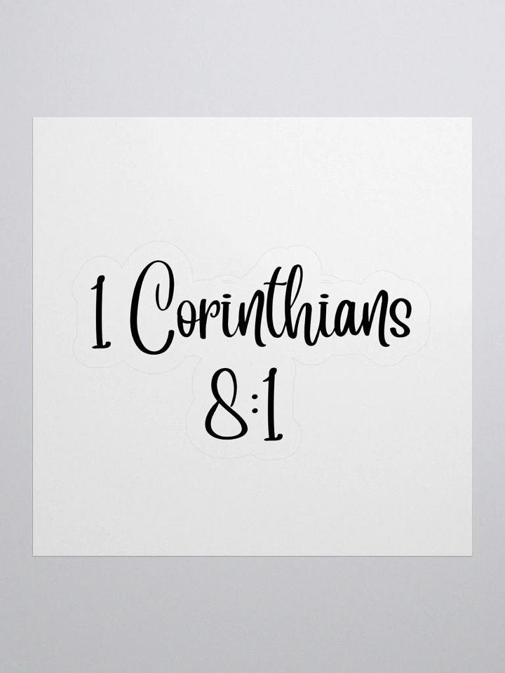 1 Corinthians 8:1 product image (1)