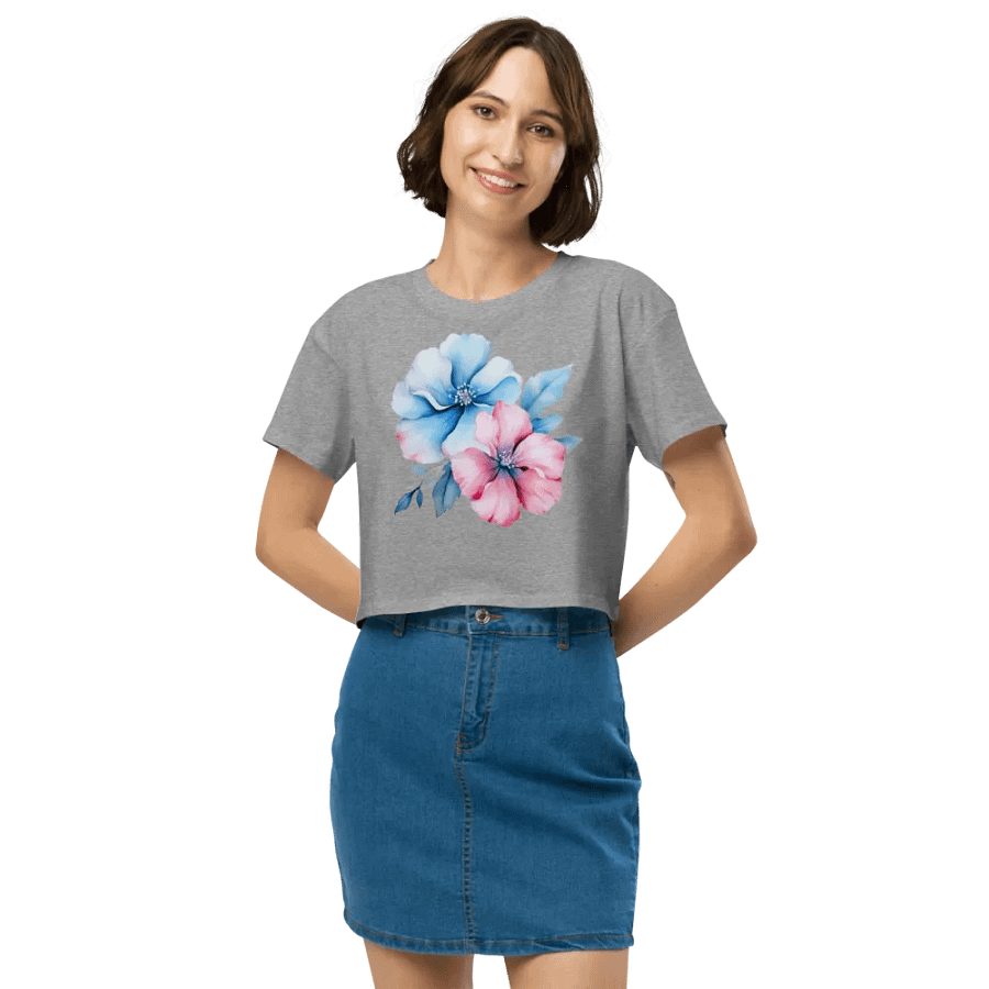 Floral Harmony Women's Crop Top product image (36)