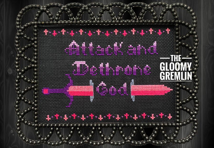 Attack & Dethrone God - Cross Stitch Pattern Pack product image (3)