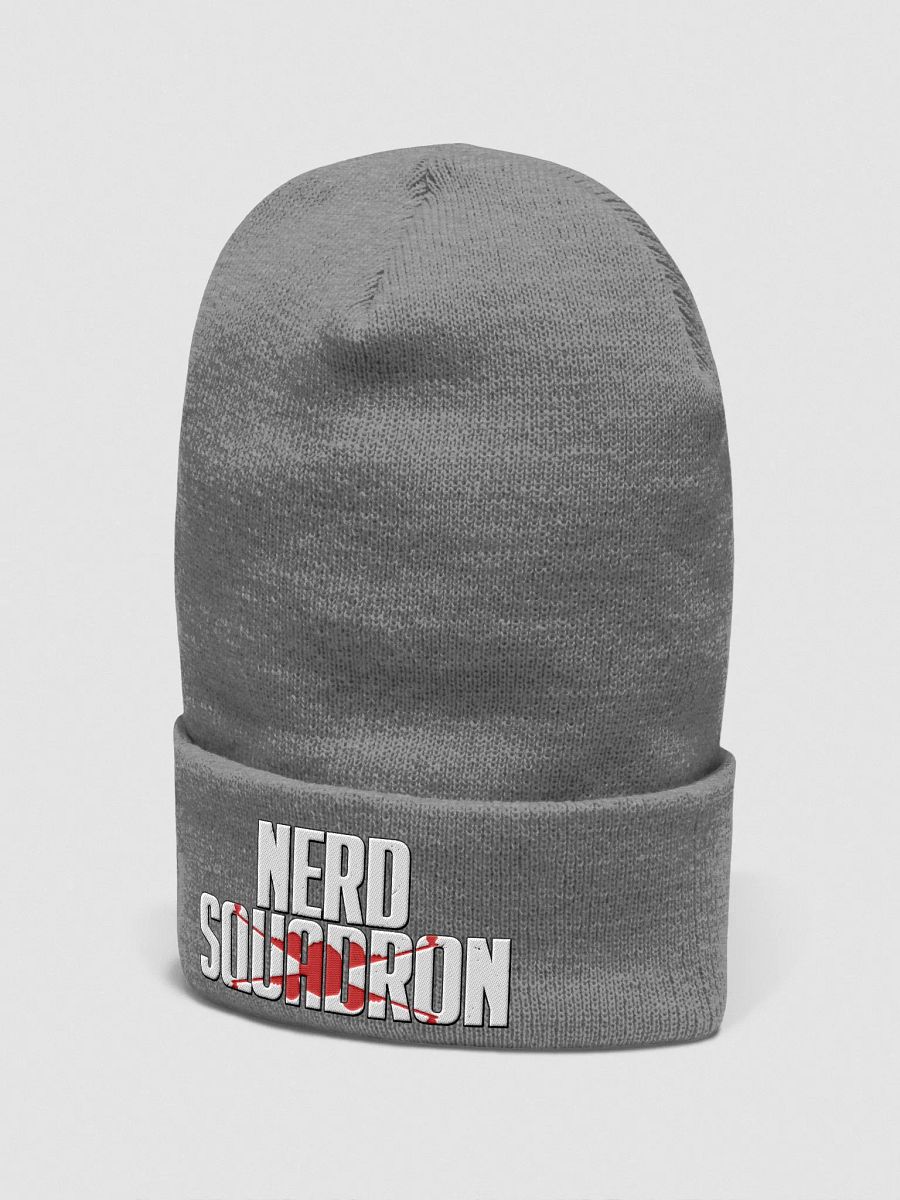 Nerd Squadron Cuffed Beanie product image (7)