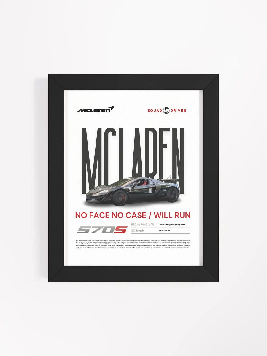 MCLAREN 570S FRAMED POSTER product image (44)