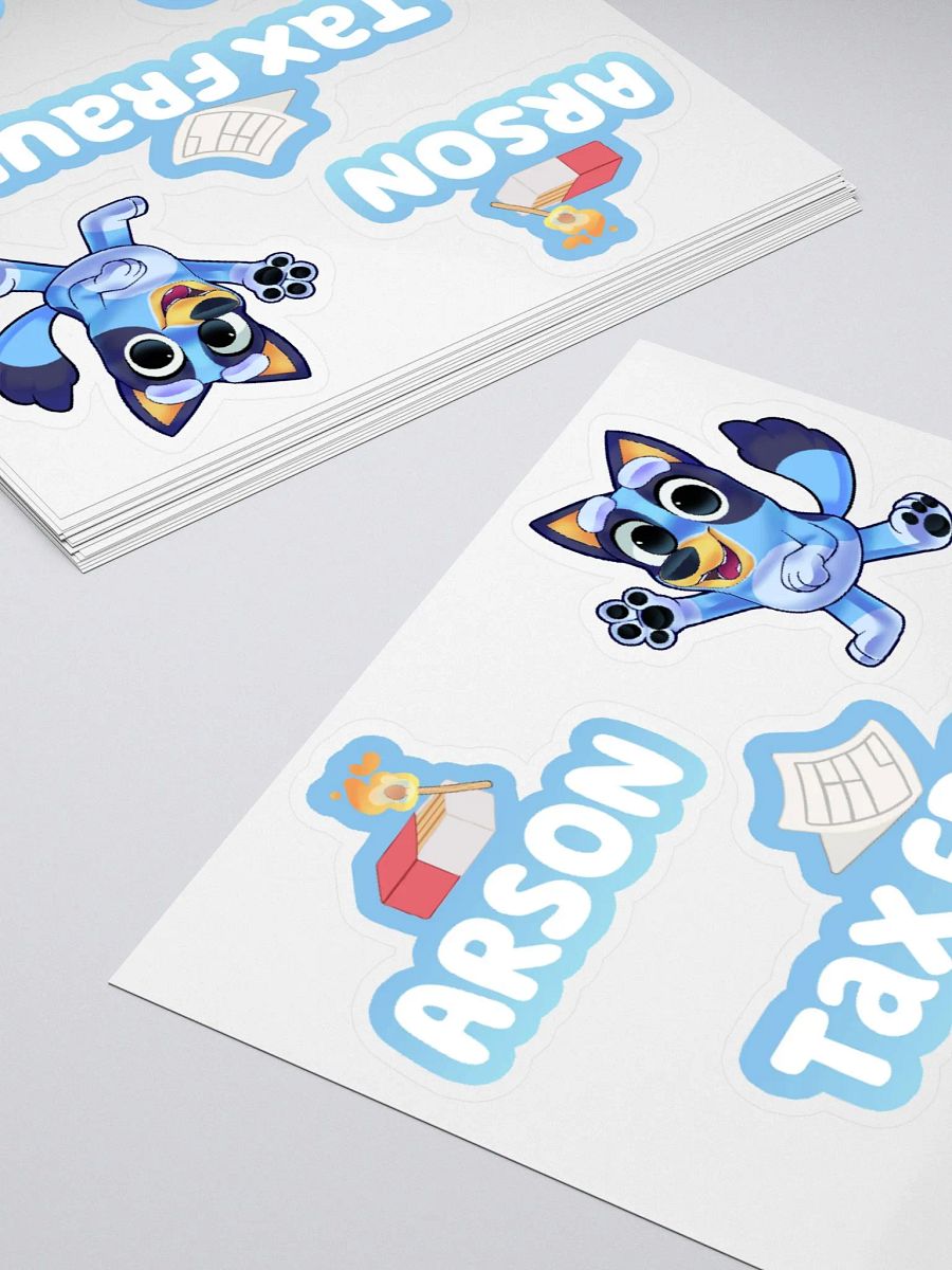 Rejected Bluey Episodes Sticker sheet product image (12)