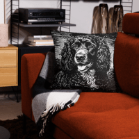 American Water Spaniel Throw Pillow product image (2)