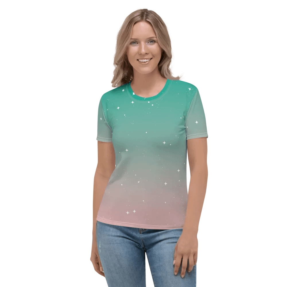 Starry Sky Sunset Women's T-Shirt product image (1)