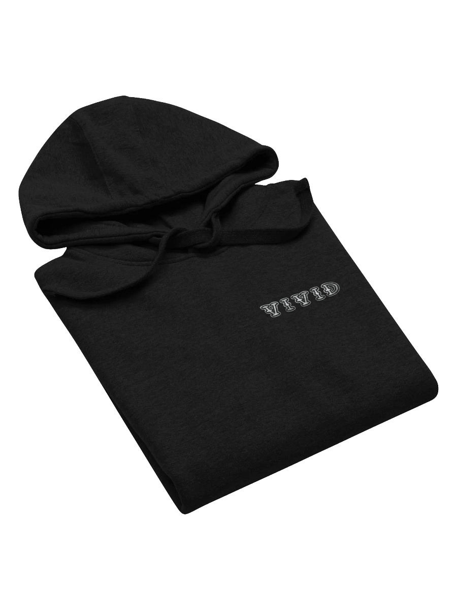 vivid black cotton unisex hoodie product image (5)