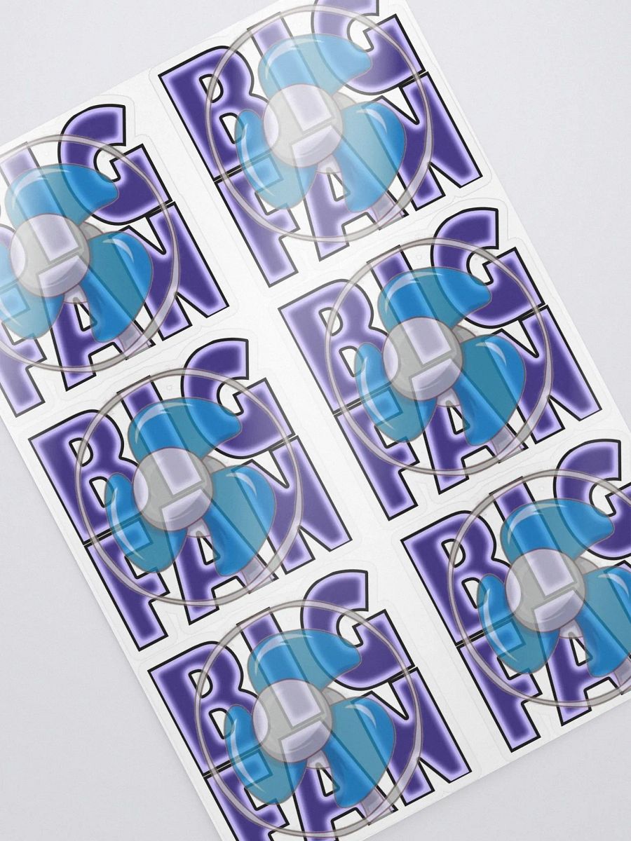 Big Fan Sticker 6-sheet product image (2)