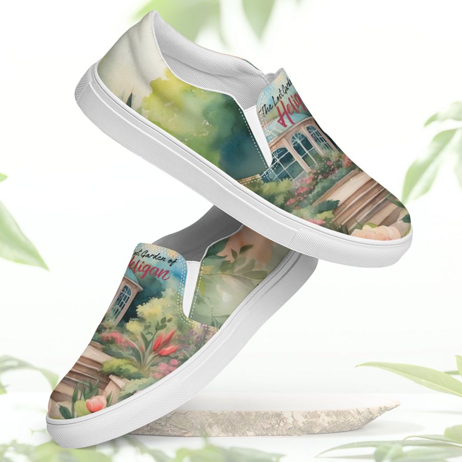 The Lost Garden of Heligan All Over Print Slip On Shoes product image (9)