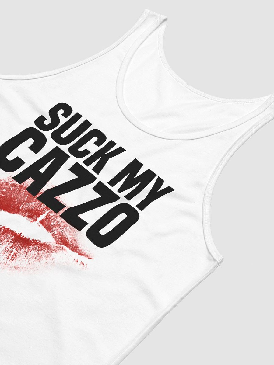 SUCK MY CAZZO tank top white product image (3)