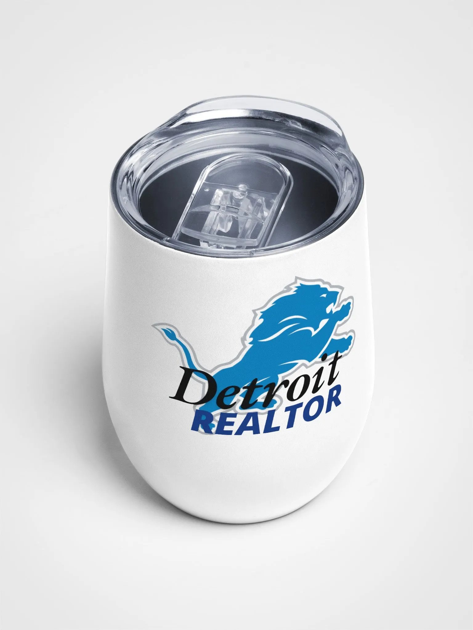 Detroit Realtor Lion Wine Tumbler product image (4)