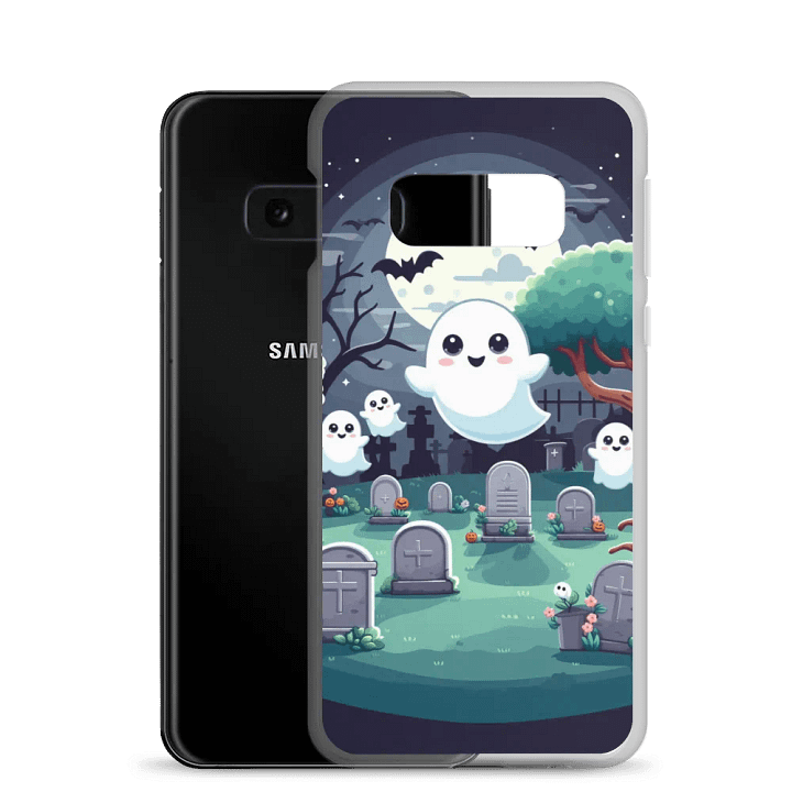 Spooky Ghosts Clear Samsung® Case product image (21)