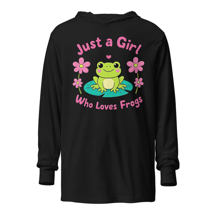 Frog Lover's Cozy Hoodie Tee Bella+Canvas (Adult Unisex) product image (1)