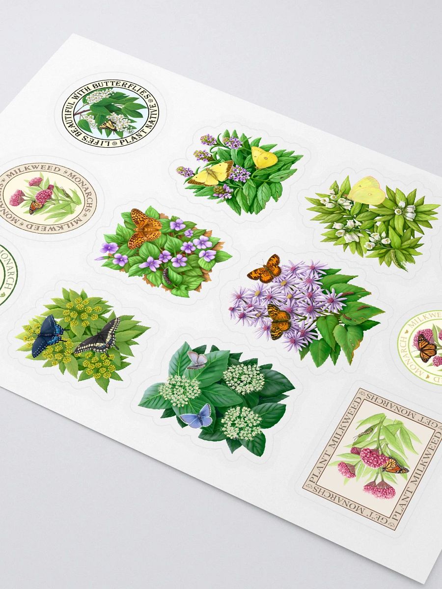 Butterflies & Host Plants Stickers product image (3)