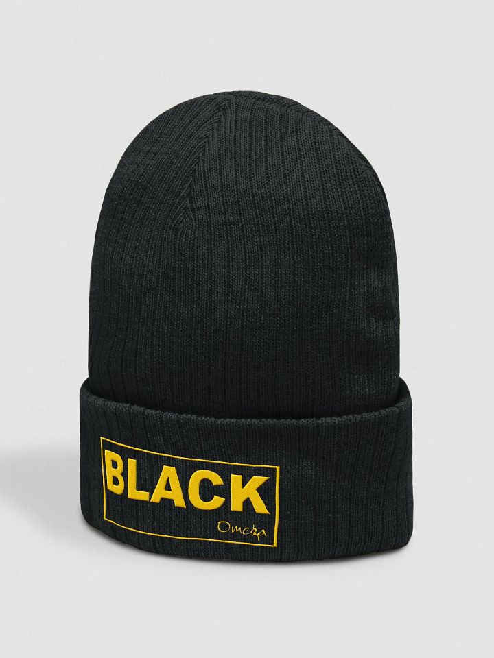 Black By Omega - Yellow | Ribbed Knit Beanie product image (2)