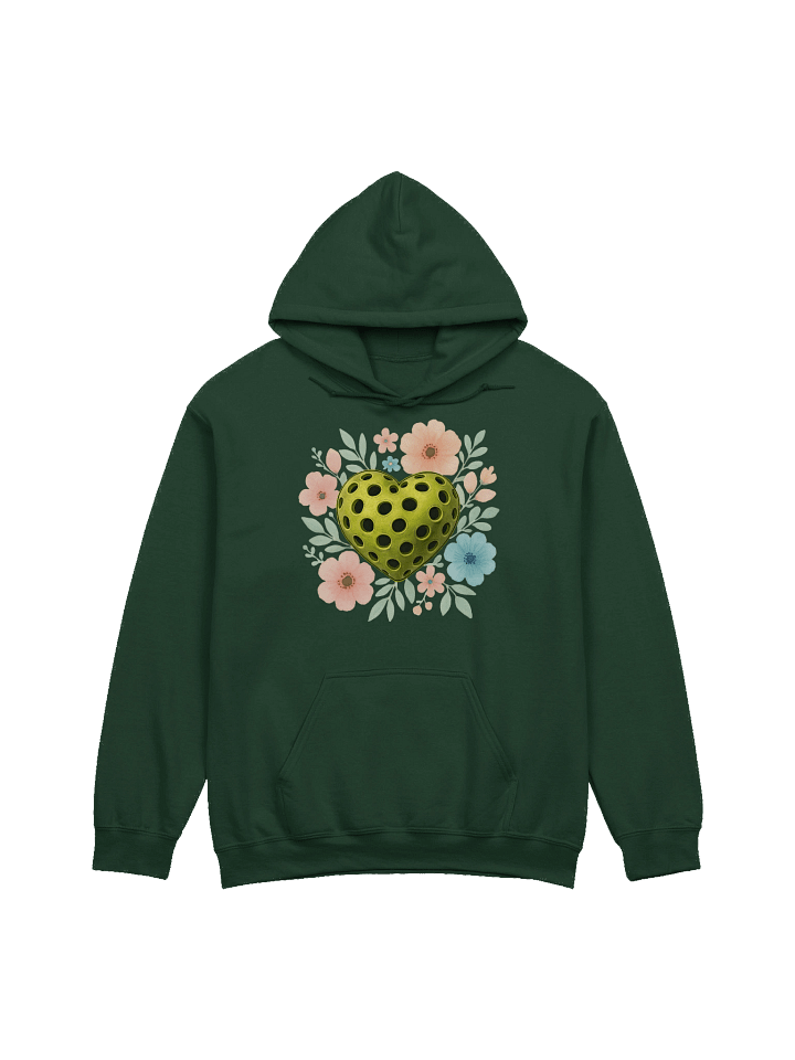 Pickleball Heart Flowers Golden Floral Hoodie product image (5)