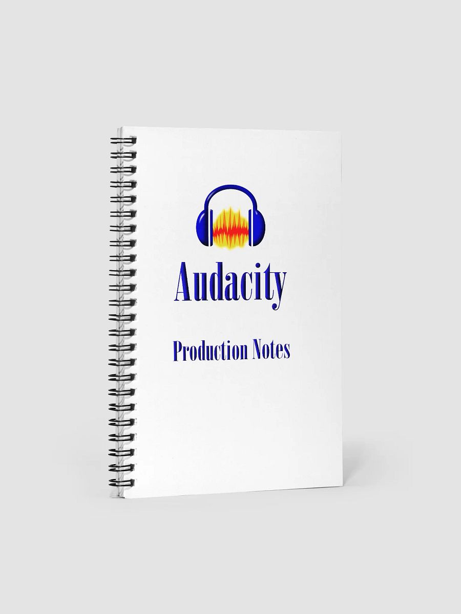 Audacity Retro Spiral Notebook product image (1)