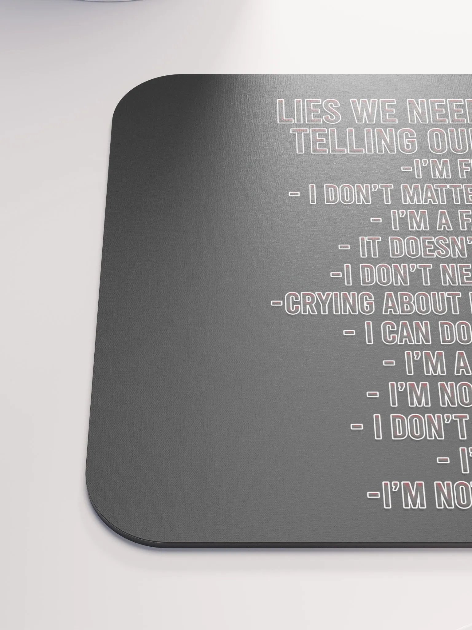 Positivity Lies - Mouse Pad product image (5)