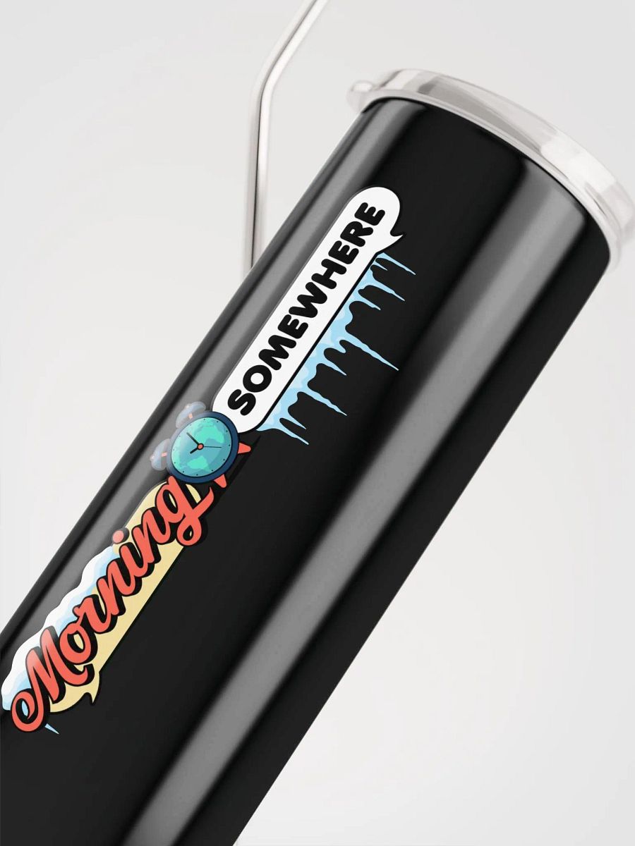 Morning Somewhere FROSTY SIDE WAYS Stainless Steel Tumbler product image (4)