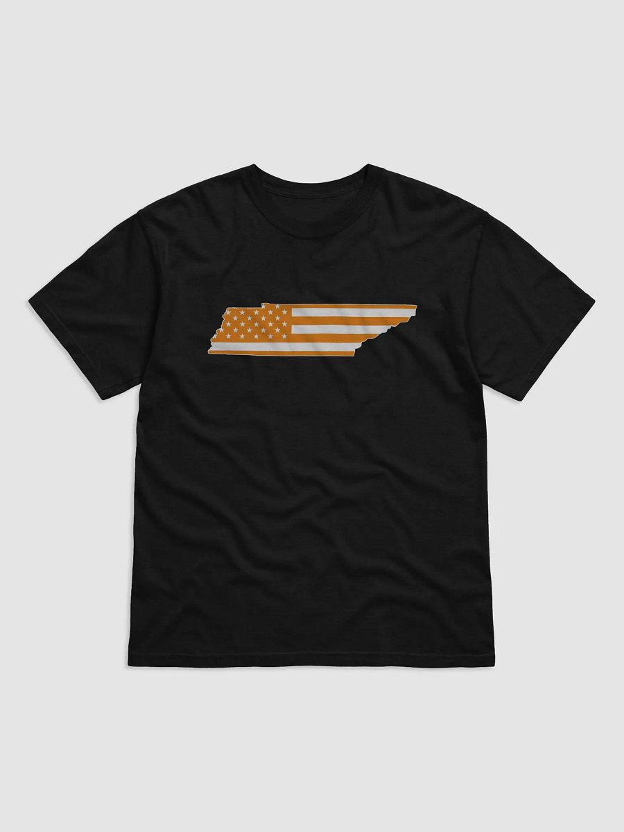 Orange American Flag Tennessee State Tee product image (1)