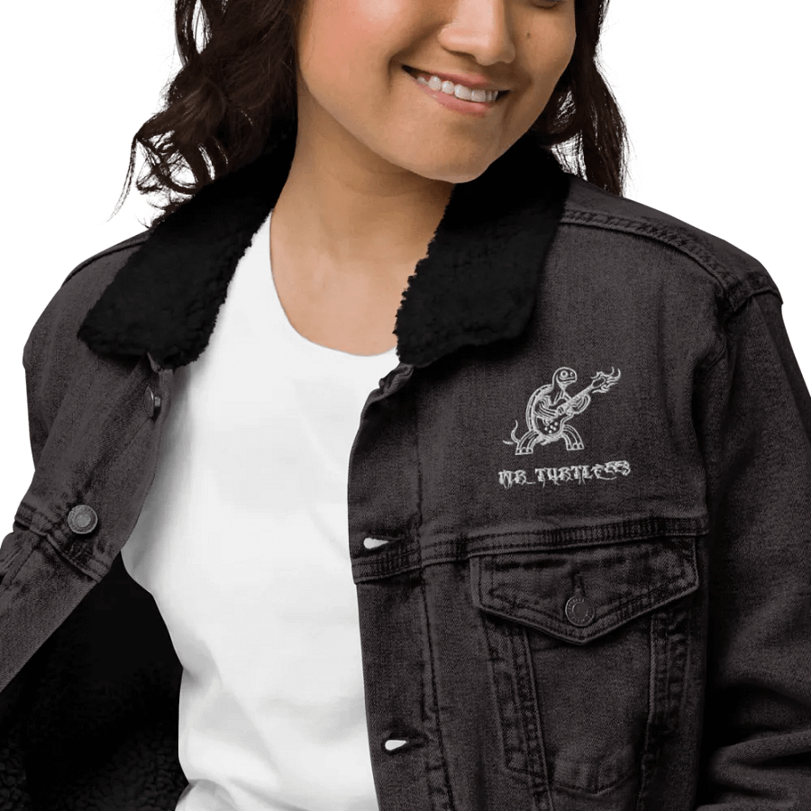 Mr_Turtle223 Unisex Sherpa Denim Jacket product image (10)