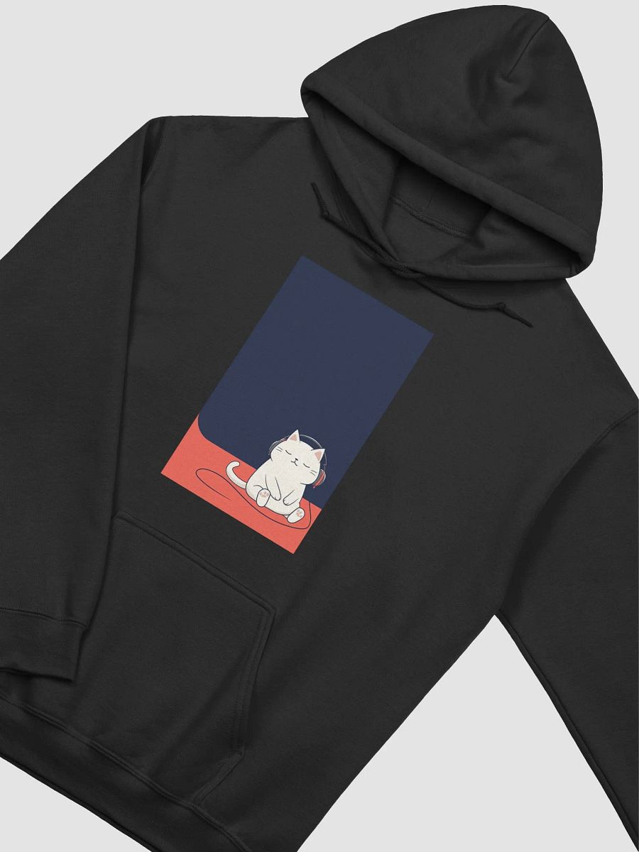 Zen Cat Headphones Vibes Hoodie product image (30)