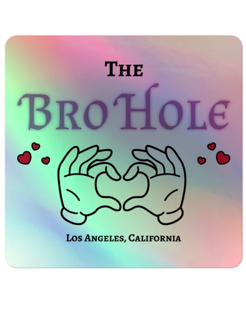 Bro Hole holographic stickers product image (1)
