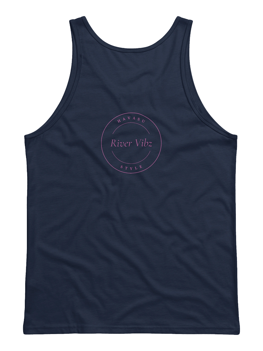 Pink Circle River Vibz Havasu Style Logo Men's Tank product image (13)