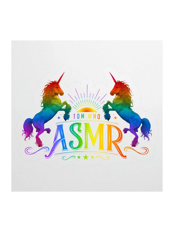 ASMR Unicorns Rainbow / Sticker product image (2)