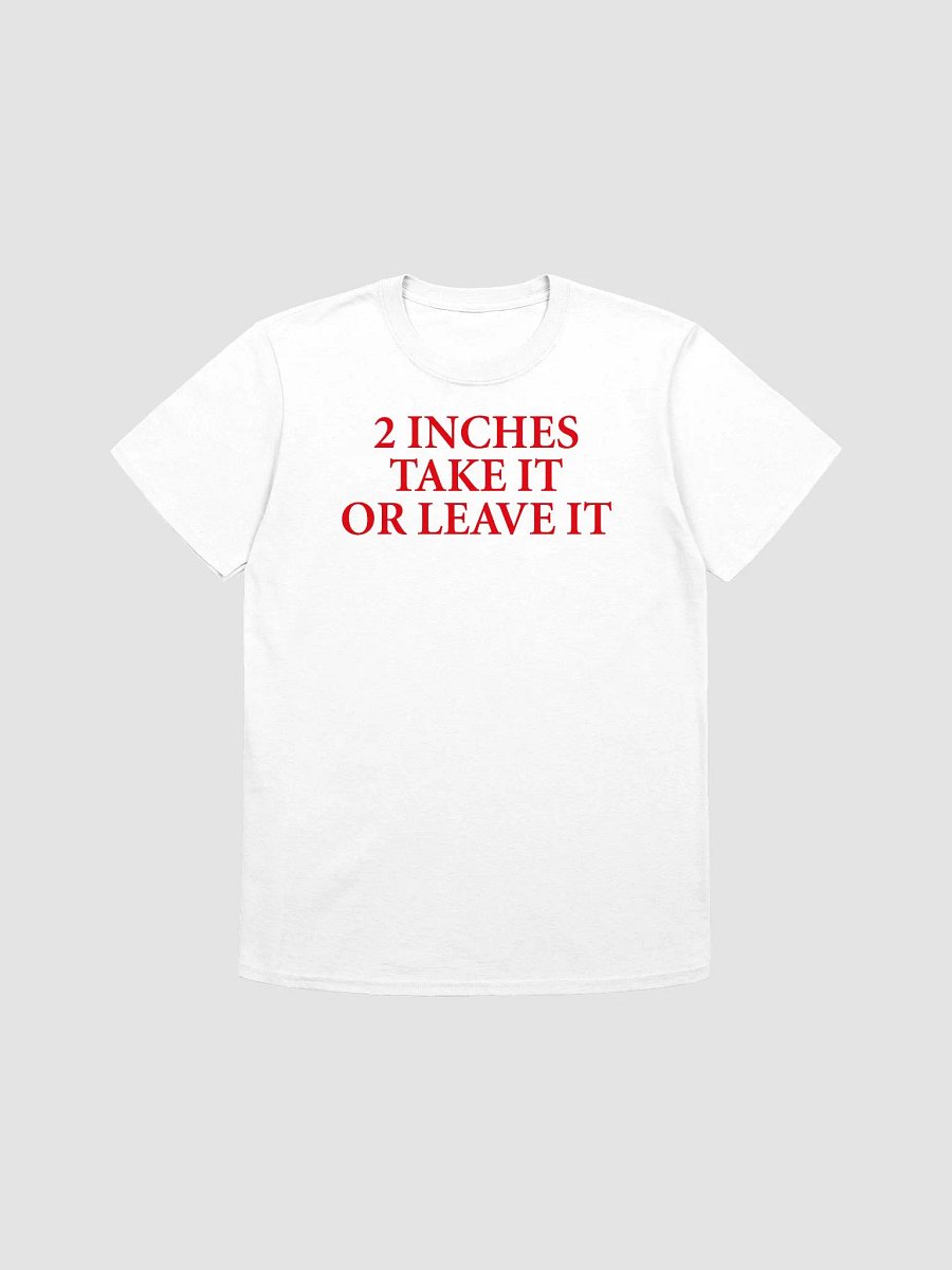 2 inches take it or leave it T-shirt product image (3)