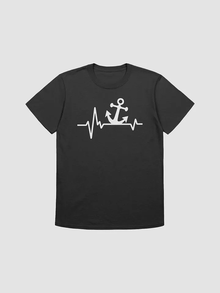 Anchor Heartbeat Gildan 64000 Unisex Tshirt product image (2)