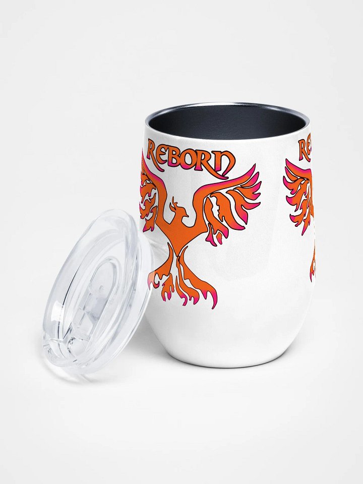 Fire Phoenix Reborn Wine Tumbler product image (2)