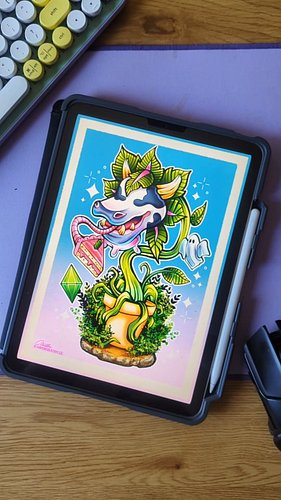 Tsk tsk 💚🍰🐮 

#art #artist #dndart #characterart #ocart #artpricingsheet #commissionpricing #artcommissionpricing #oc #digita...