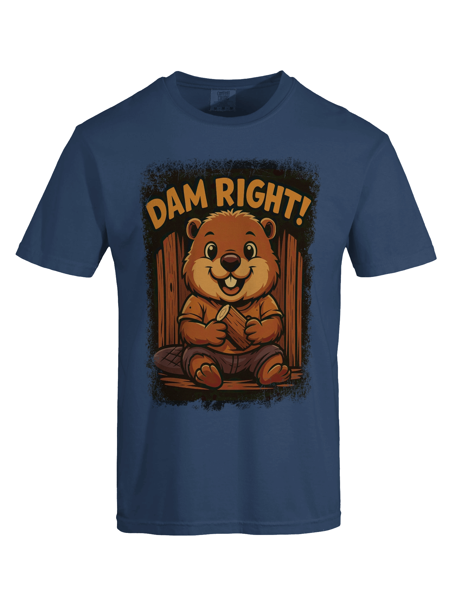 Dam Right Beaver T-Shirt | Funny Animal Pun & Meditation Tee | Sarcastic Confidence Gift product image (86)